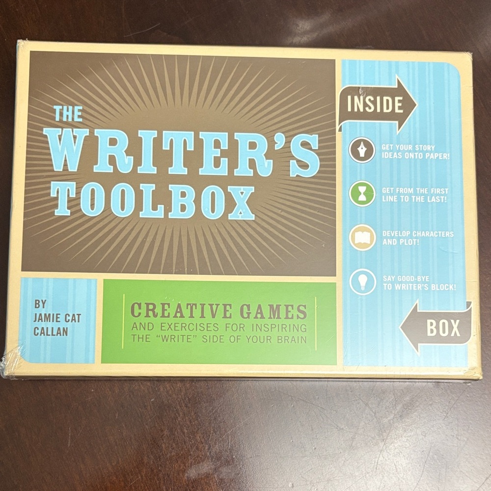 Chronicle Books The Writer's Toolbox - Brand New, Never Opened